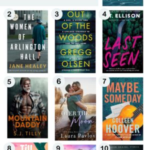 This month’s top 10 best-selling books on Amazon